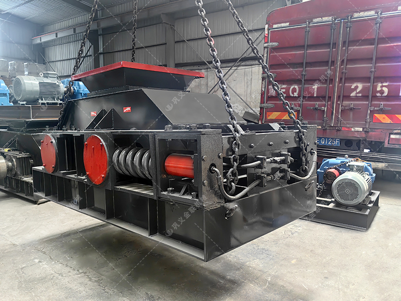 2PG800x600對輥破碎機發貨圖片_發往廣東連州_破碎石英石 2PG800x600對輥破碎機發貨圖片_發往廣東連州_破碎石英石